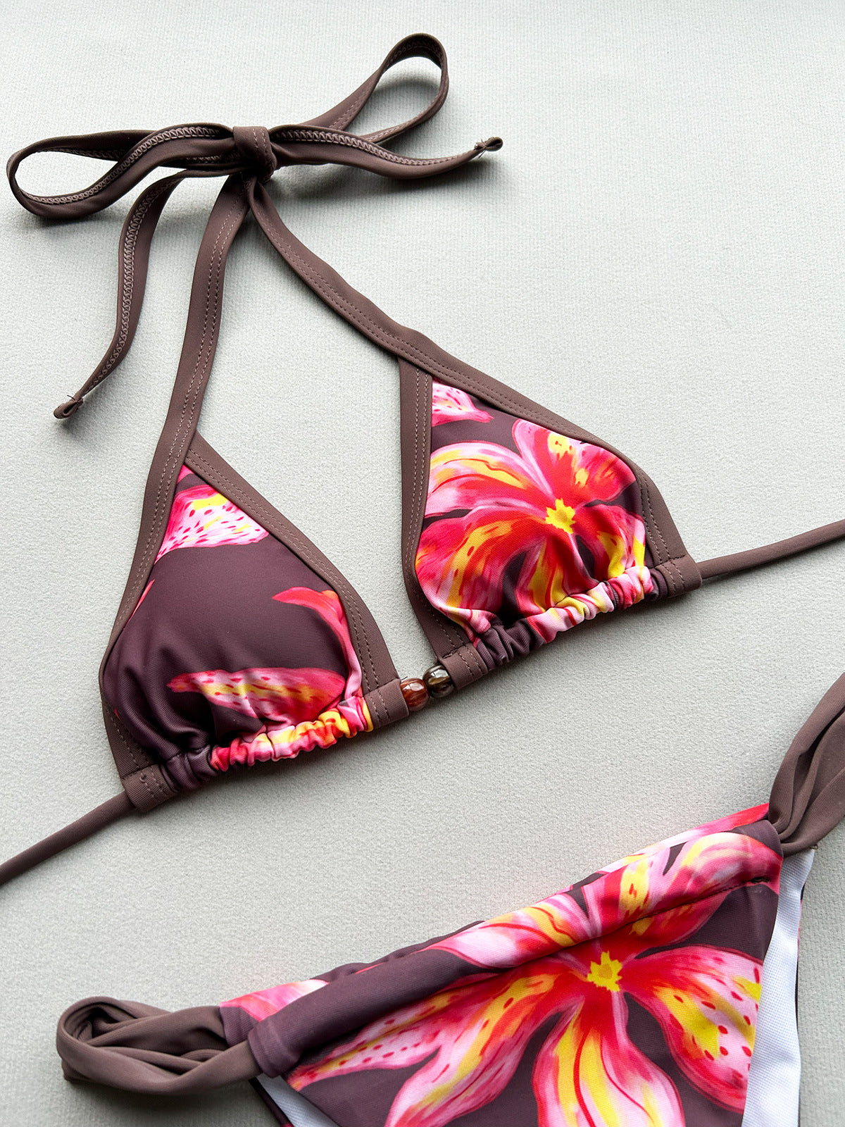 Bikini Sexy Bikini Print Split Women's Swimsuit Women