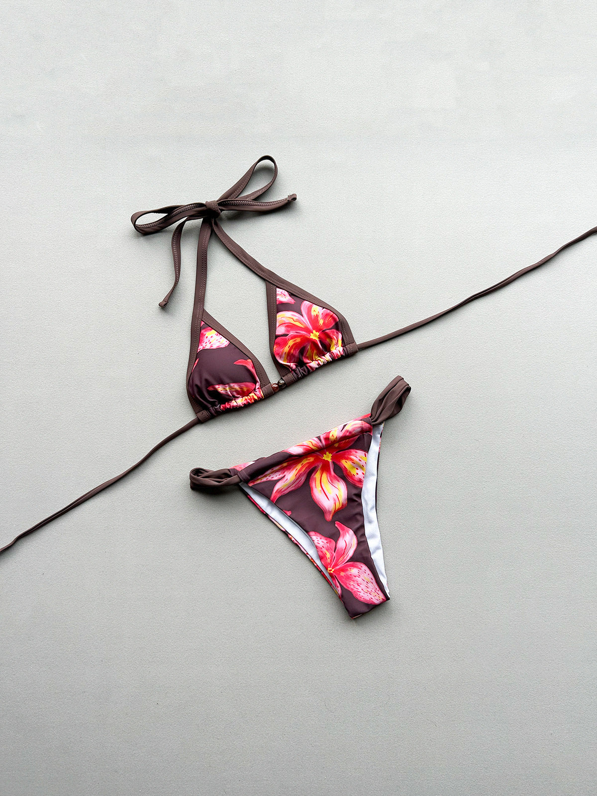 Bikini Sexy Bikini Print Split Women's Swimsuit Women
