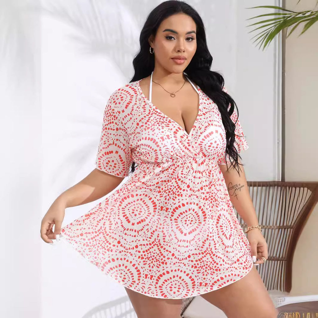 Plus Size Summer Beach Blouse