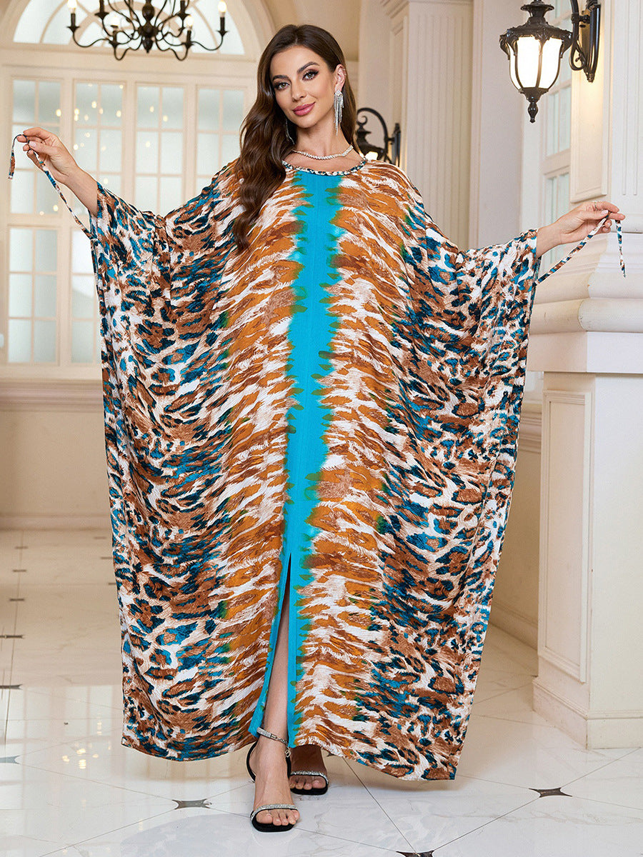 Rayon Seaside Beach Outerwar Maxi Dress Women Beach Cover Up