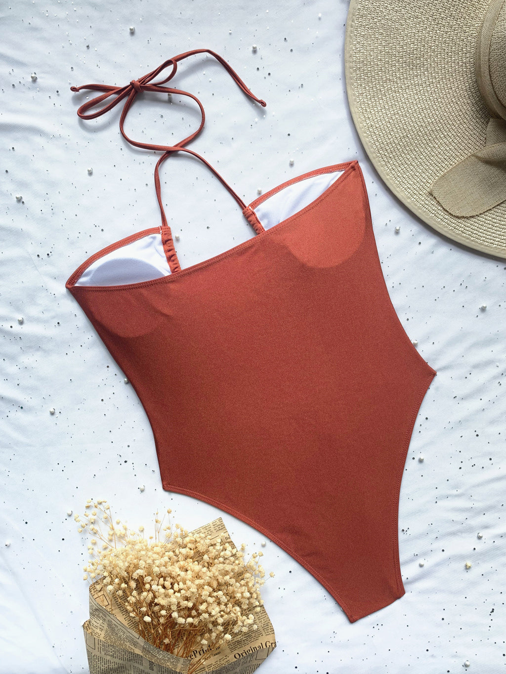 One-Piece Swimsuit Strap Bikini