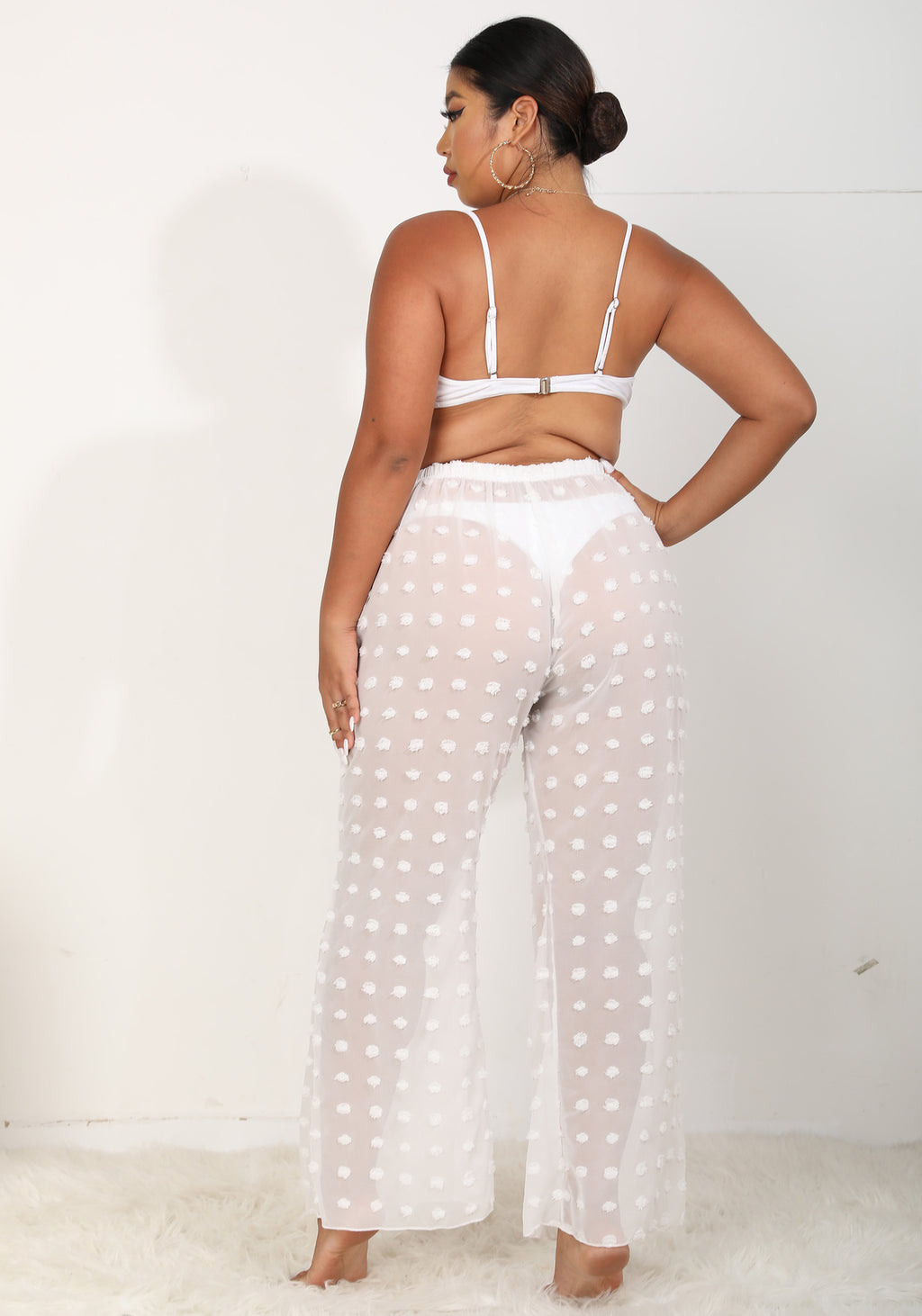 Plus Size See through Casual Pants
