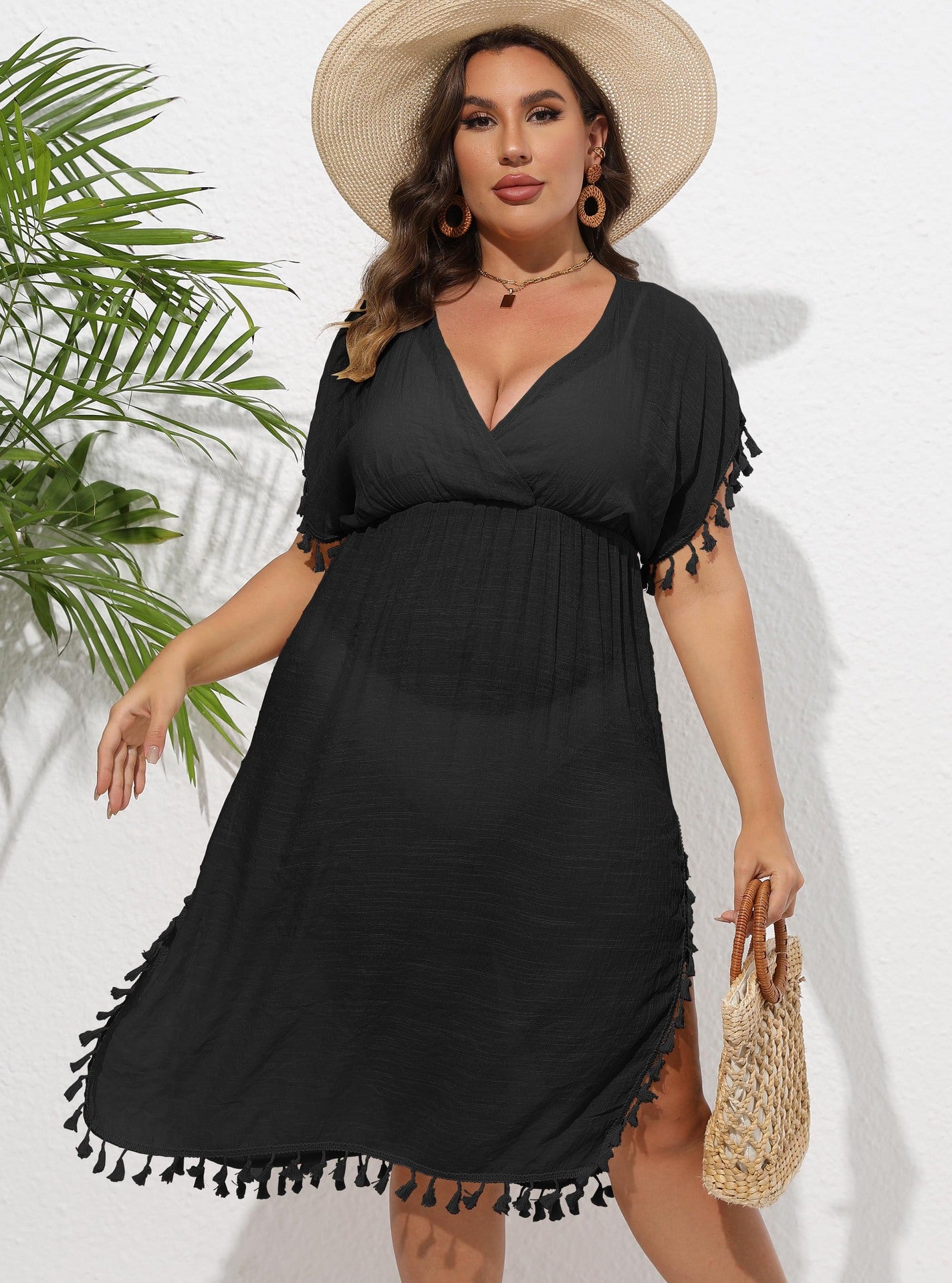 Plus Size Beach Cover Up Dress