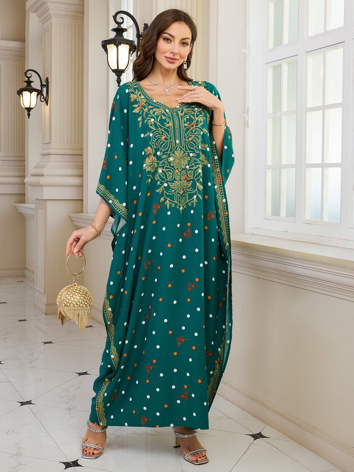 Arrival Cotton Embroidered Sun Protection Robe Women Vacation Beach Dress Loose Bikini Cover up Blouse