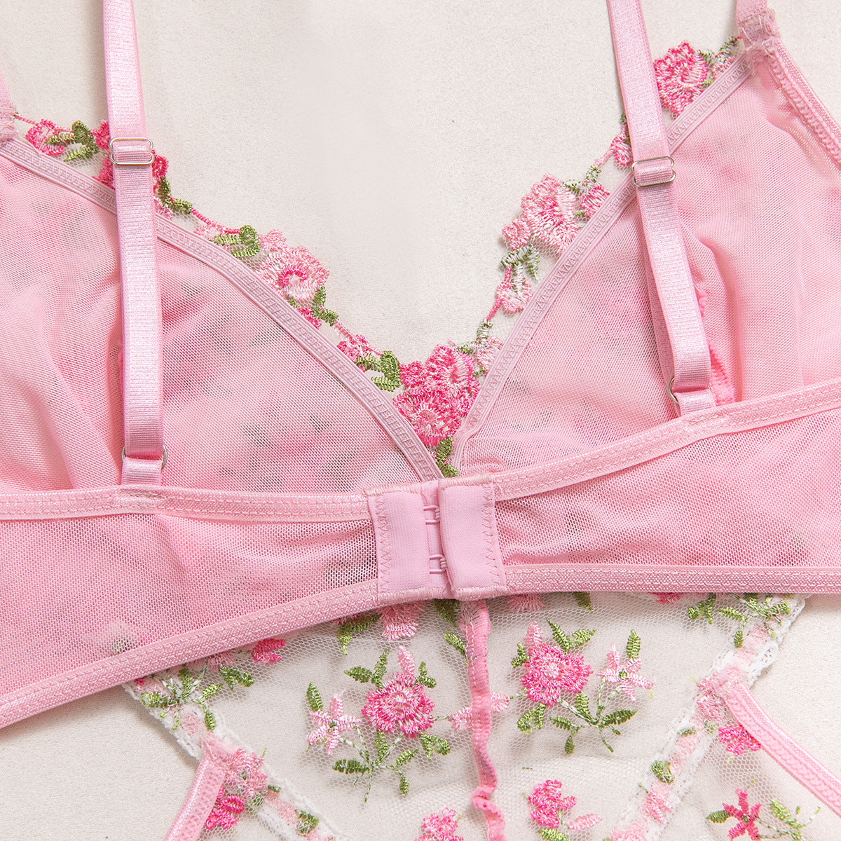 Sexy Underwear Sexy Seduction Net Pajamas Sexy See through Embroidered Nightdress