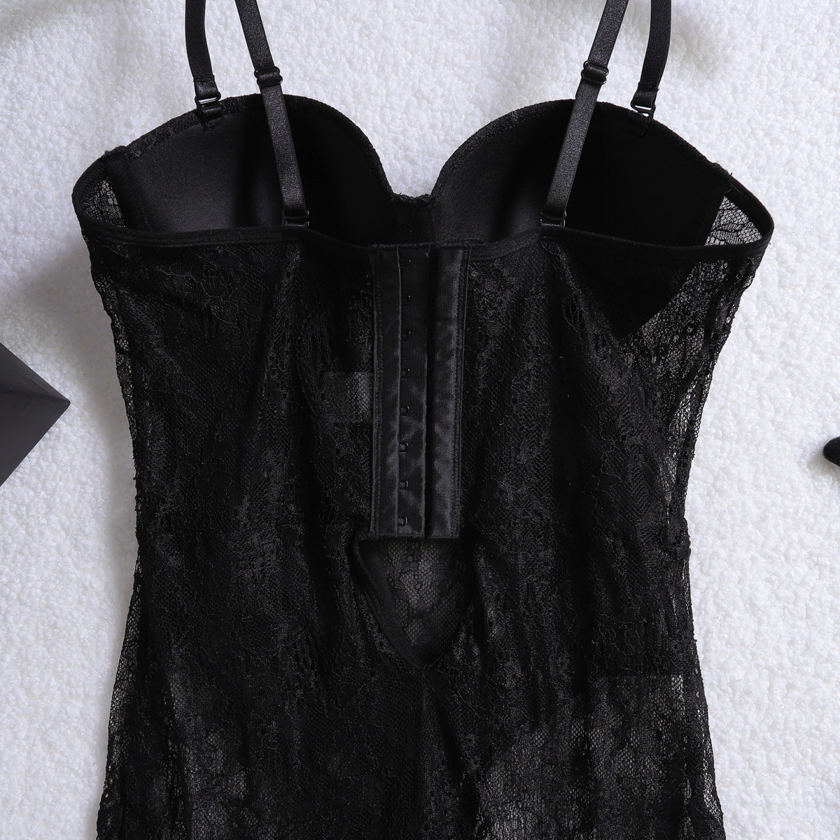 Sheer Lace Slip Dress