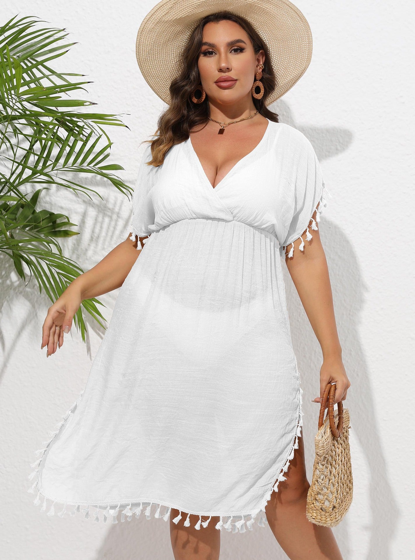 Plus Size Beach Cover Up Dress