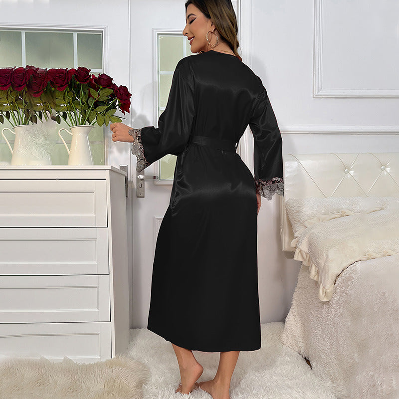 Pajama Lace  Long Slip Nightdress
