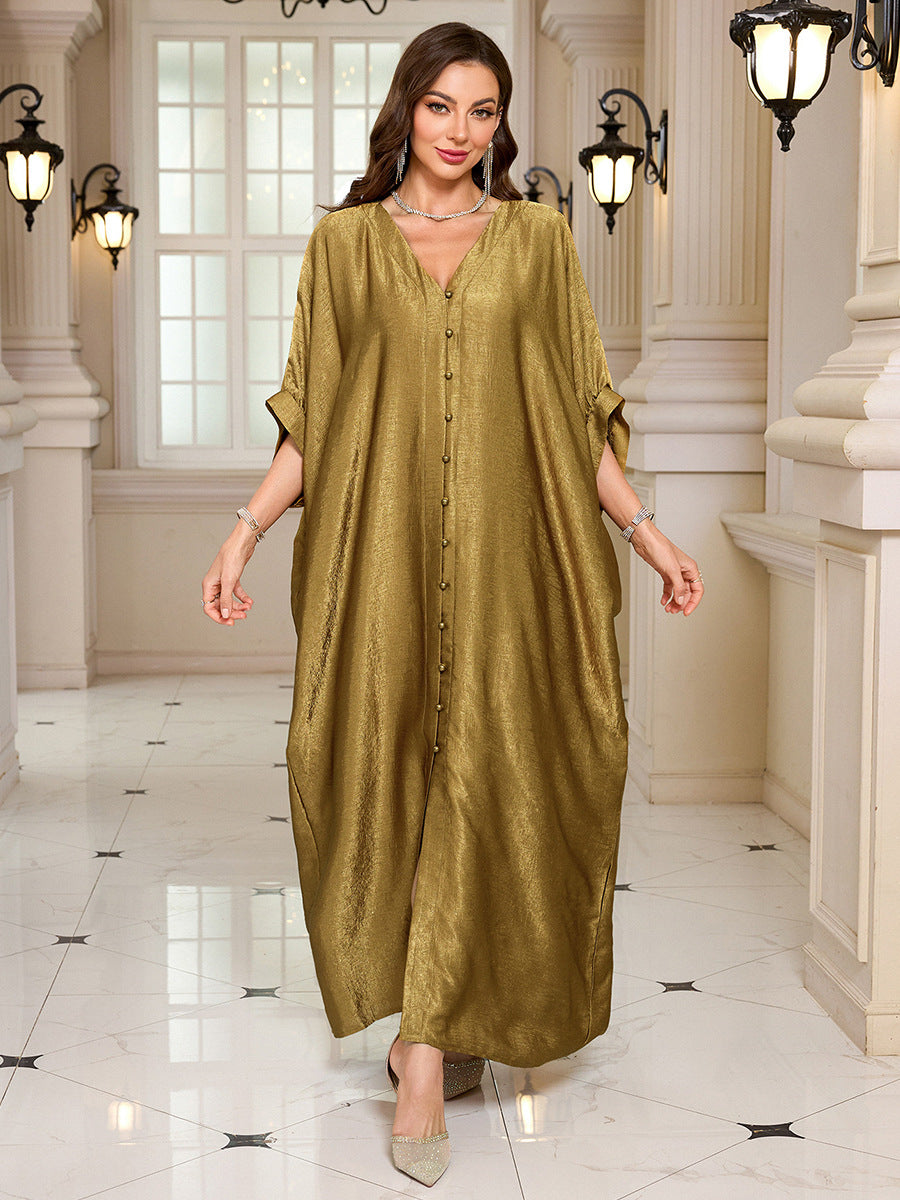 Polyester Beach Jacket Maxi Dress LooseVacation Robe Swimsuit Outwear Blouse Sun Protection