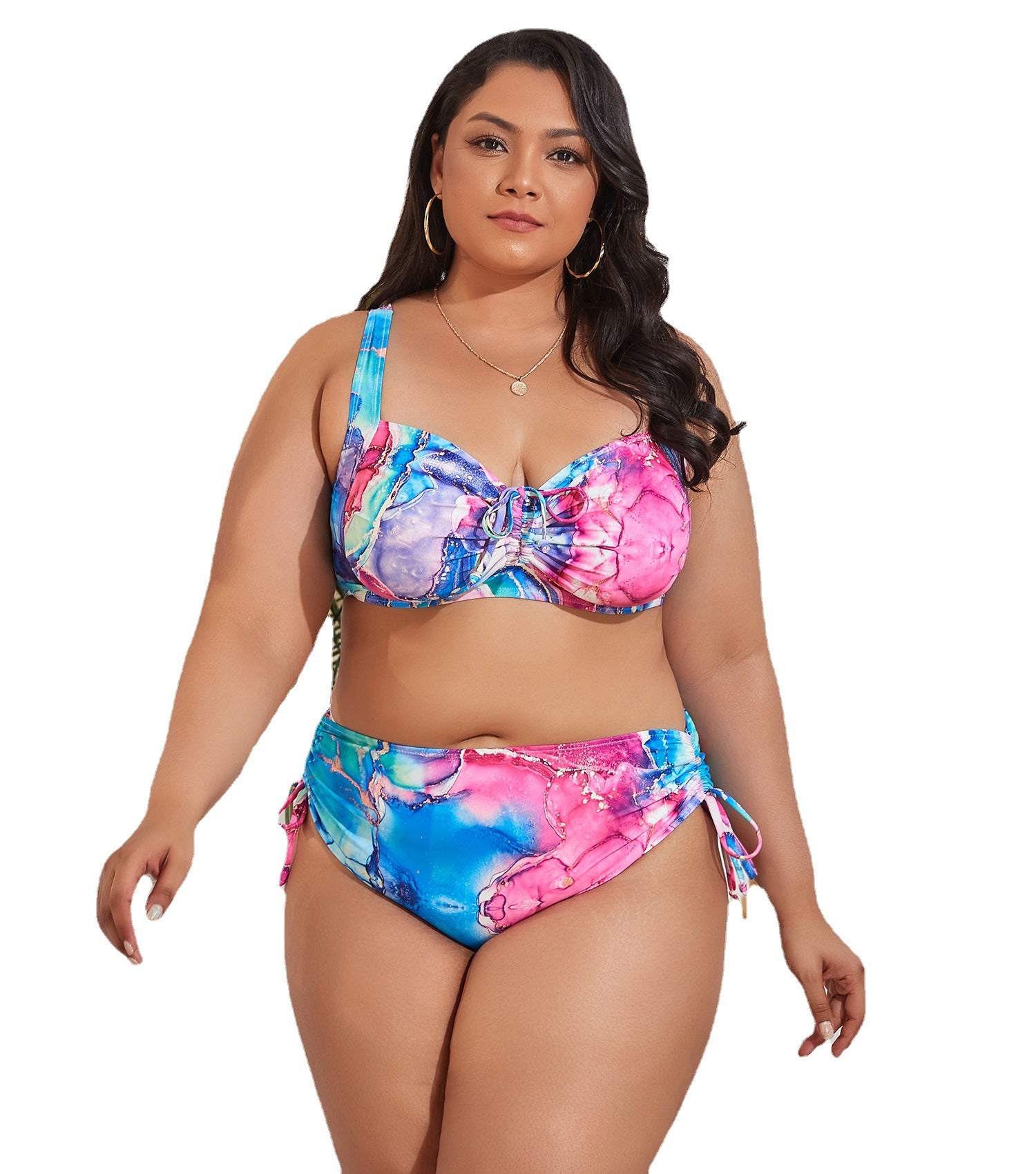 Plus Size Split Swimwear