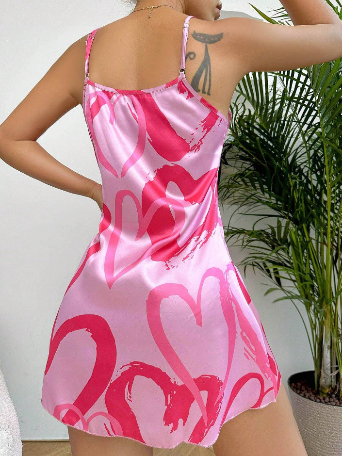 Sexy Backless Satin Dress