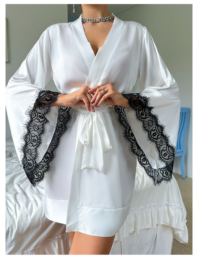 Nightgown Mid Length Bathrobe