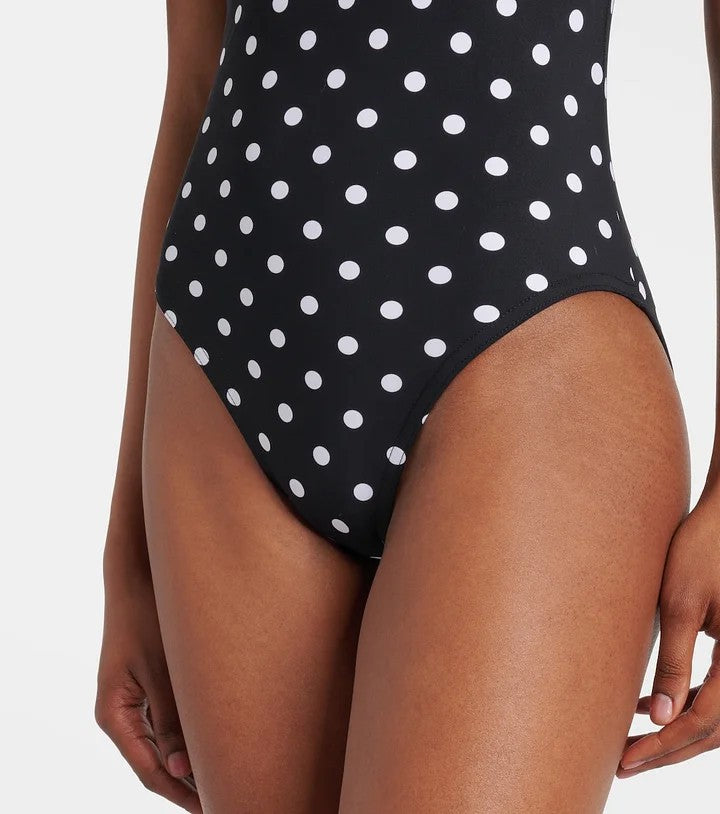 Polka Dot One Piece Swimsuit Women Vacation Beach Two Piece Sets
