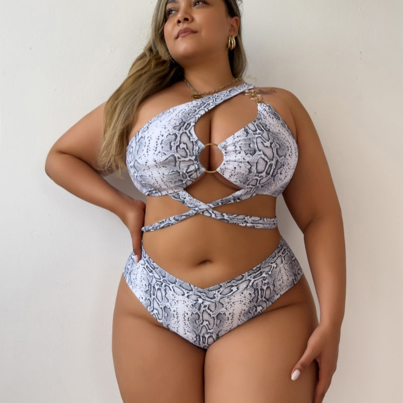 Plus Size Two Piece Set Swimsuit