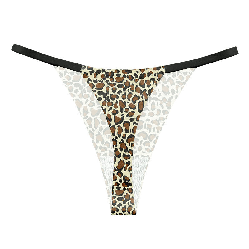 Leopard Print Milk White Background