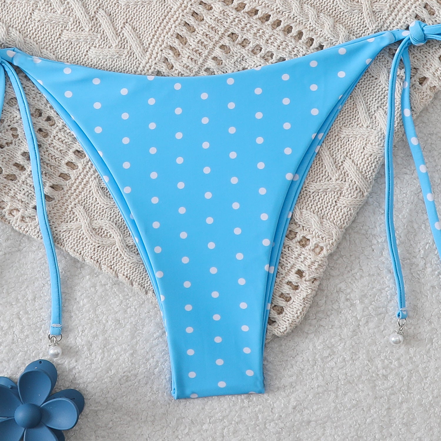 Swimwear Women Split Tight Dot Sexy Bikini Triangle Printed Swimsuit