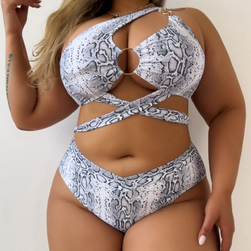 Plus Size Two Piece Set Swimsuit
