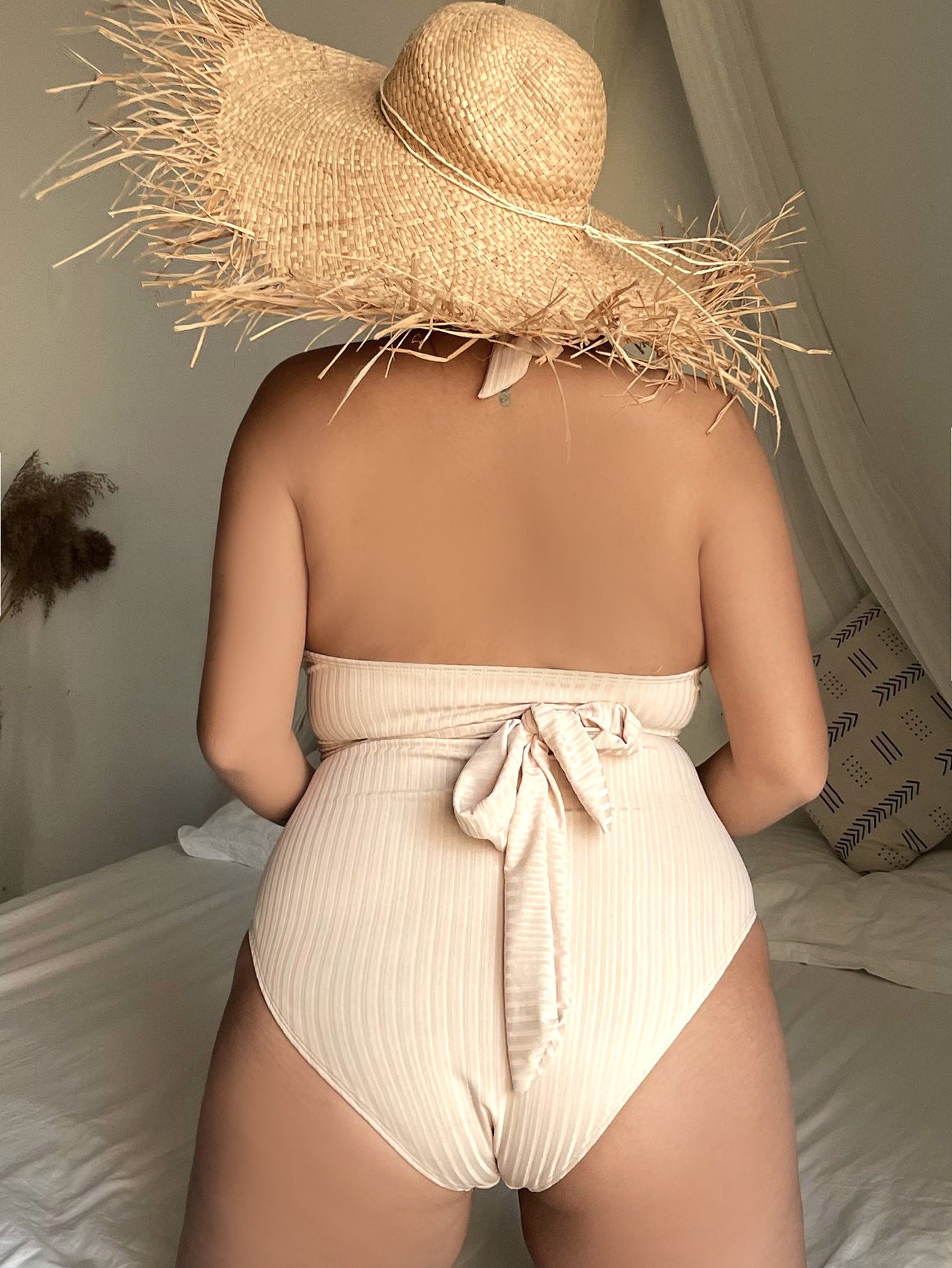 Plus Size Swimsuit Bikini Crisscross