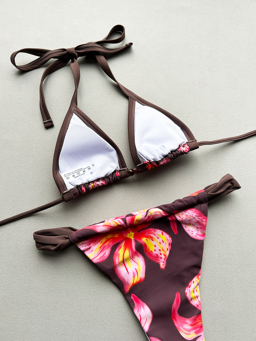 Bikini Sexy Bikini Print Split Women's Swimsuit Women