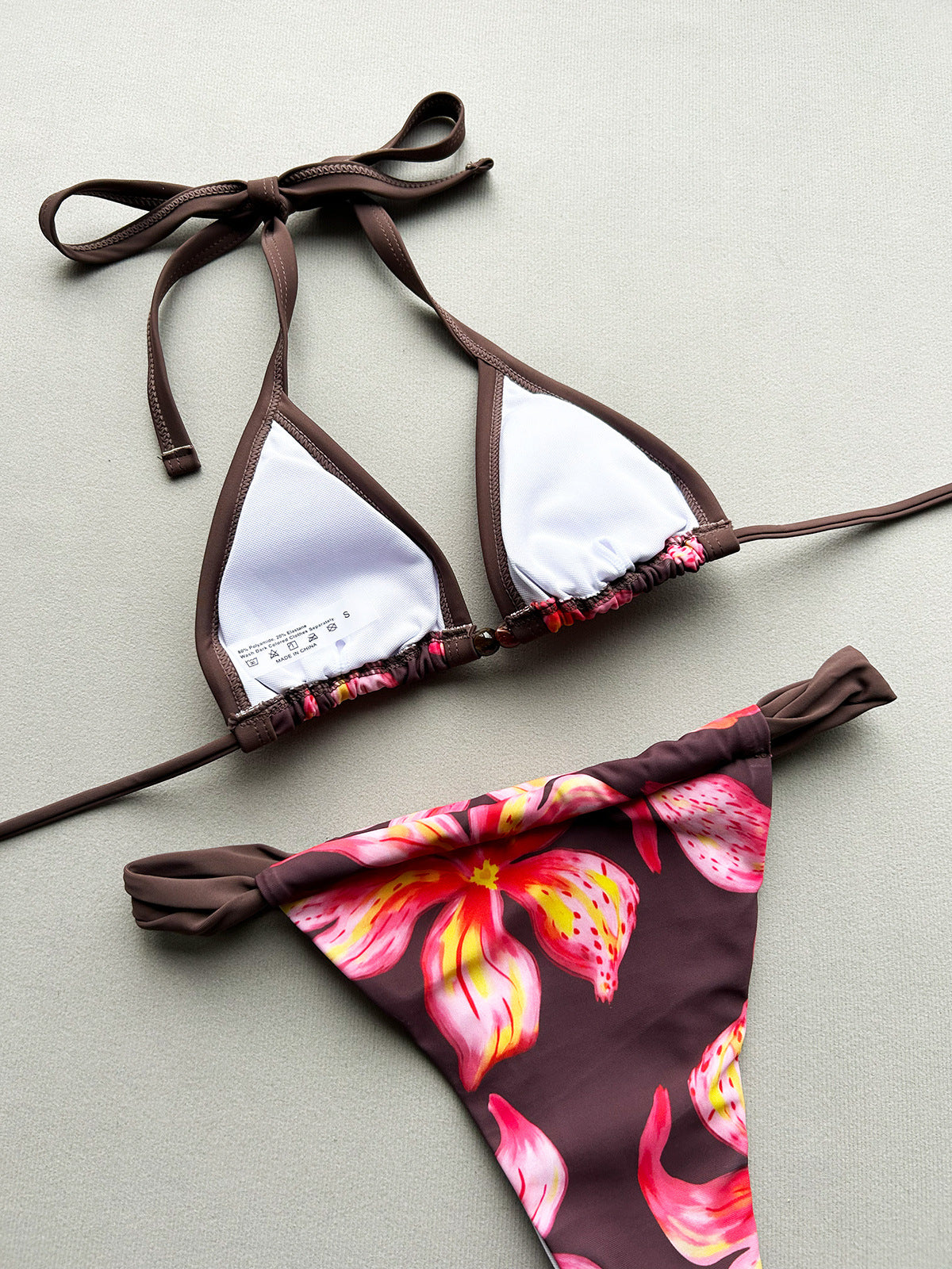 Bikini Sexy Bikini Print Split Women's Swimsuit Women