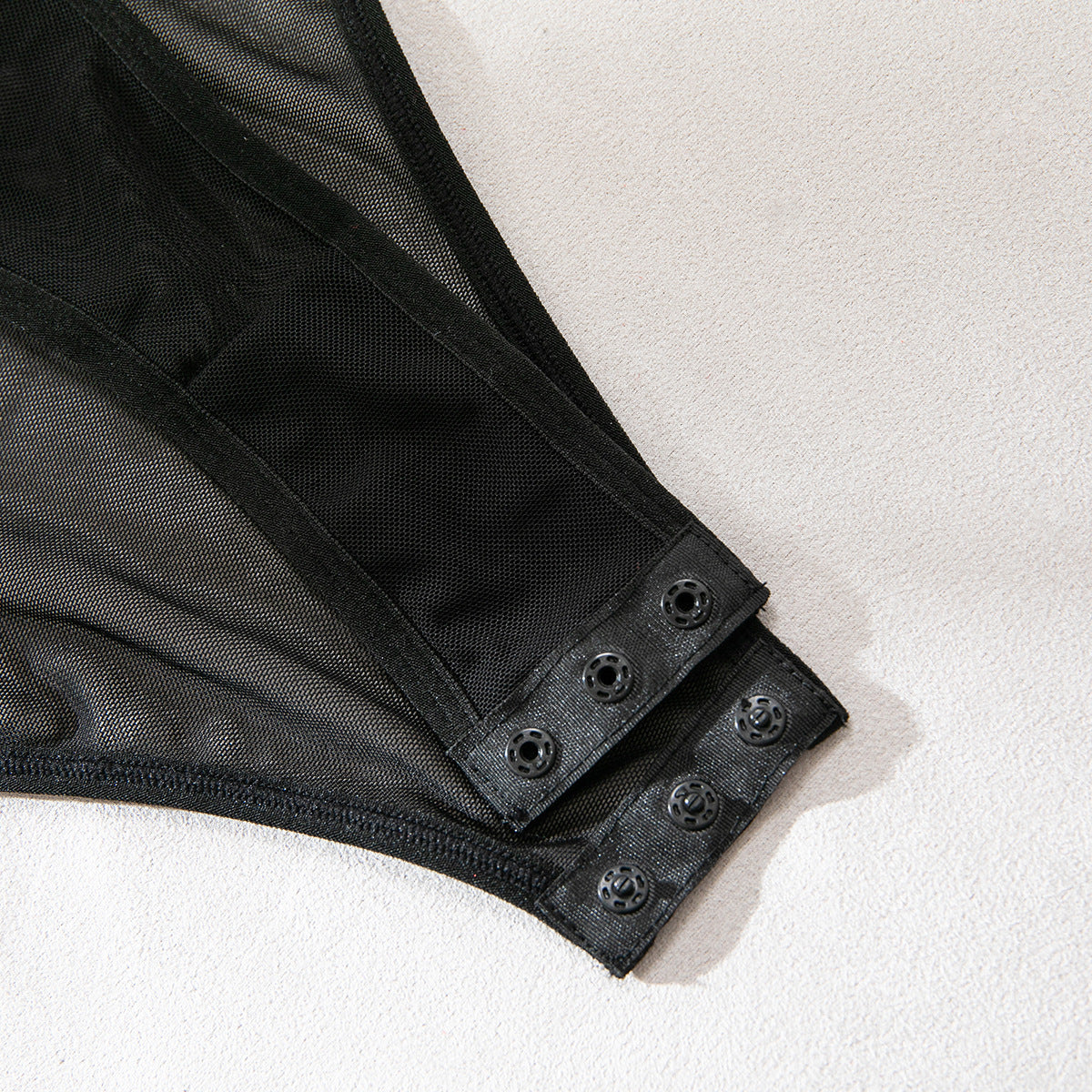 Sexy Underwear Faux Leather Stitching Mesh Short Dress Split Open Leg Long Skirt Two Piece Sets