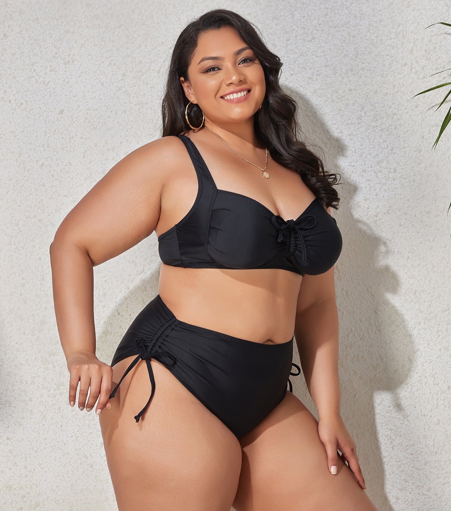 Plus Size Split Swimwear