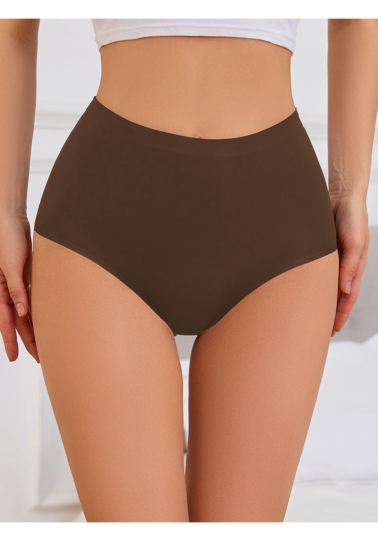 Plus Size Women Breathable High Waist Underwear Briefs Seamless Hip Lifting Belly Contracting Underwear Women