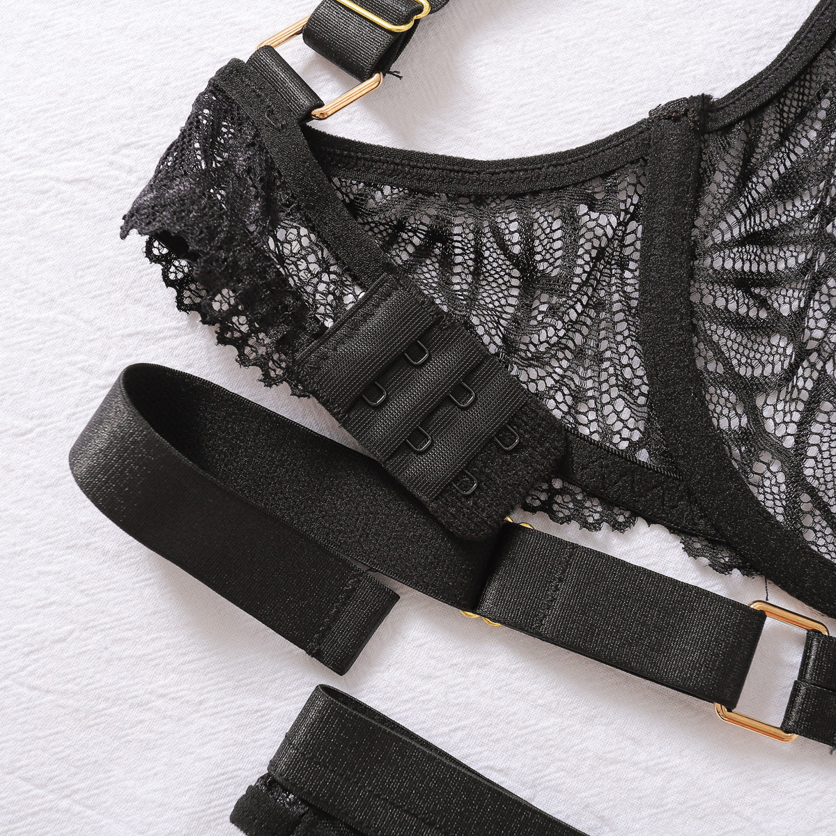 Sexy Lace Bra See through Two Piece Sets
