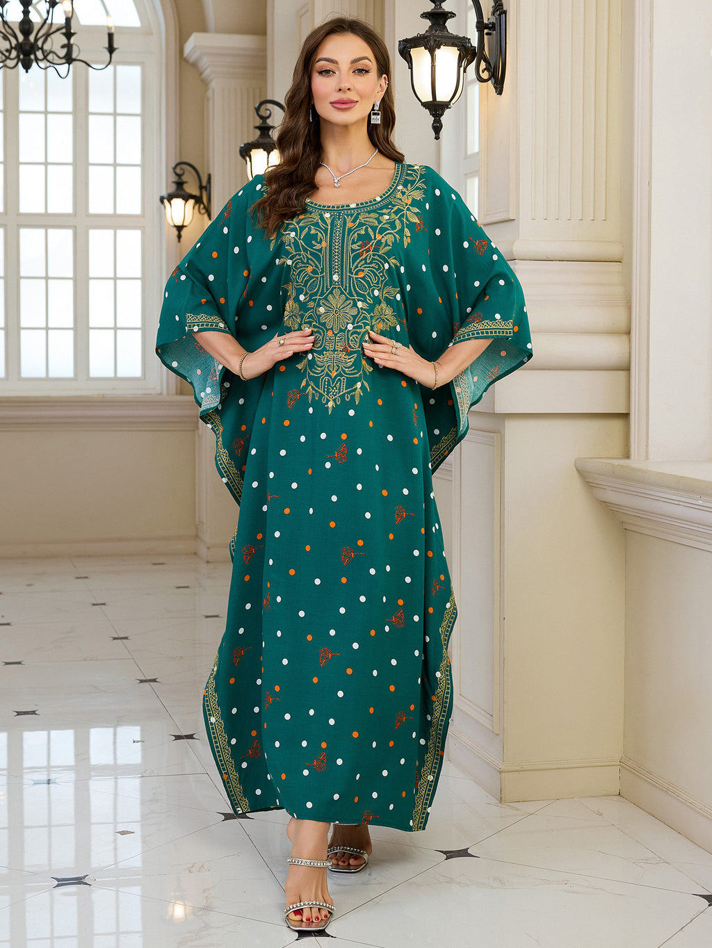 Arrival Cotton Embroidered Sun Protection Robe Women Vacation Beach Dress Loose Bikini Cover up Blouse