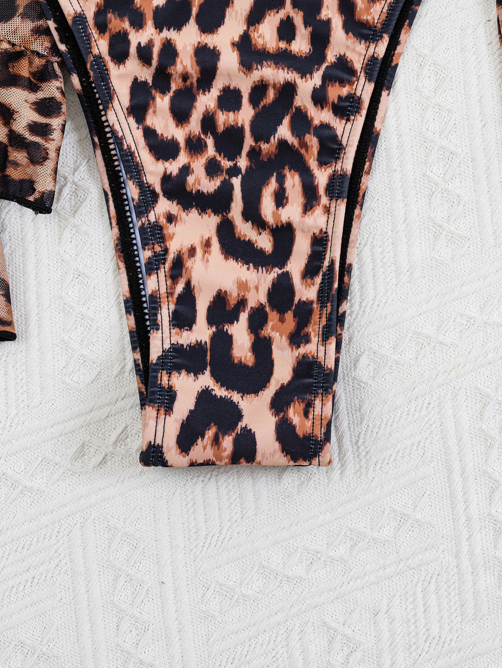 Leopard Print Bikini Three Piece Sets Sexy Halter Swimsuit Swimwear Bikini